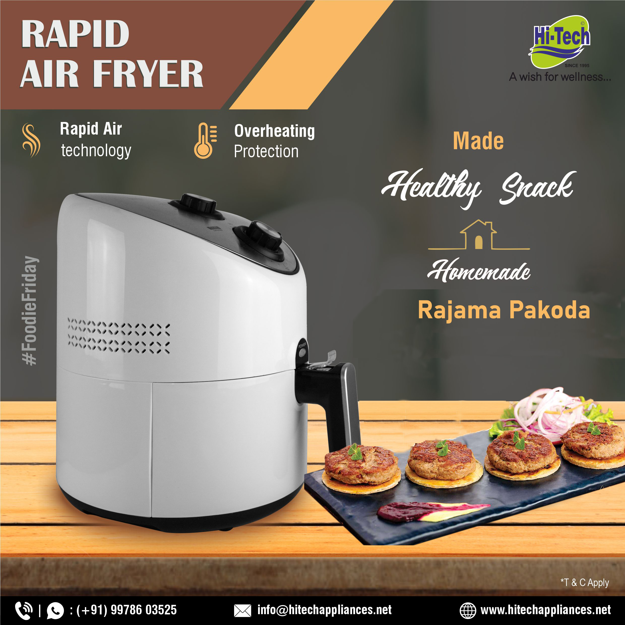 Rajma Pakoras Recipe in Air Fryer  